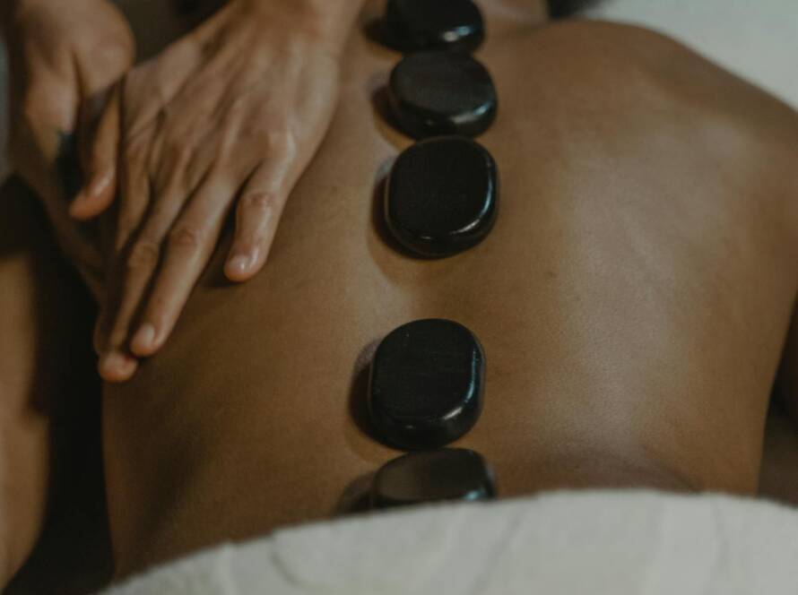 Hot stone massage
